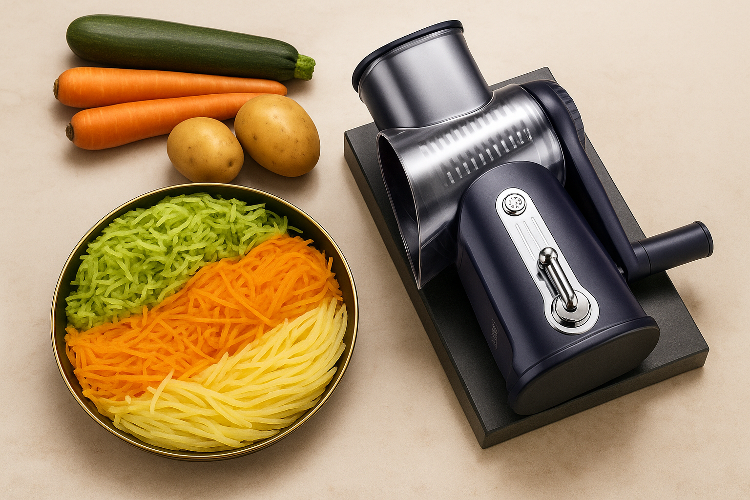 Multi-Function Rotary Grater