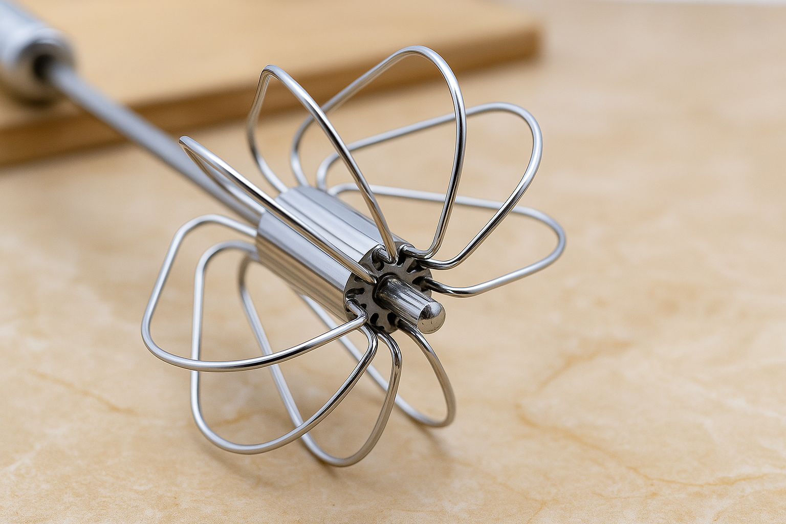 Stainless Steel Push Whisk