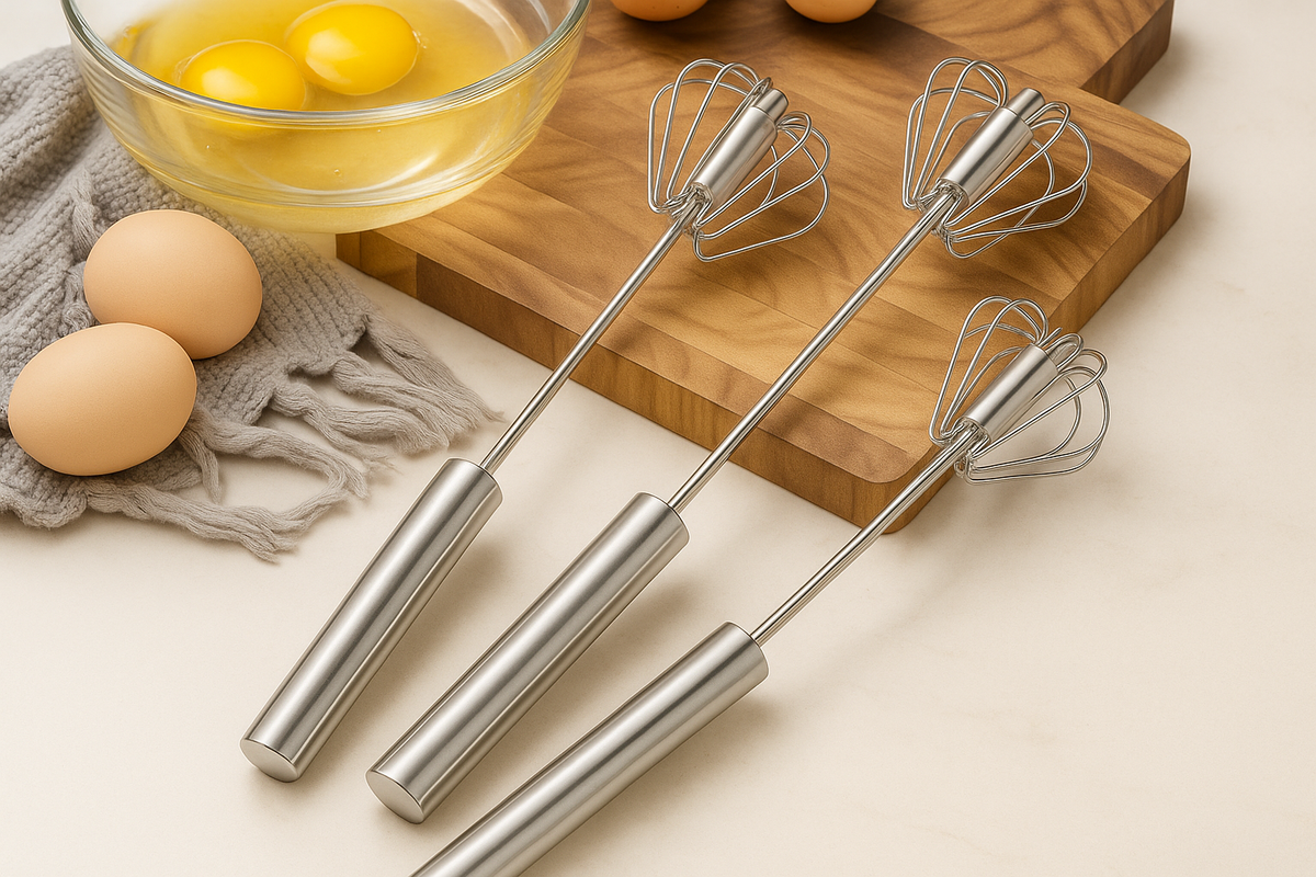 Stainless Steel Push Whisk